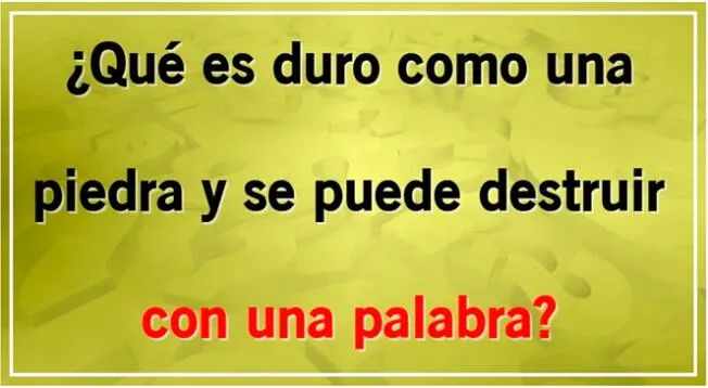 Solo los más inteligentes podrán superar este acertijo para GENIOS. Solo los más inteligentes podrán superar este acertijo para GENIOS.