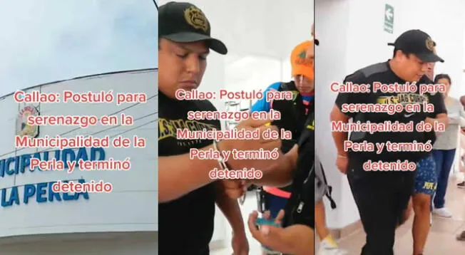 Viral: Terminó detenido tras postular a serenazgo del Callao