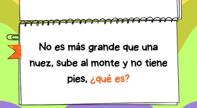 Lee bien el enunciado y pon a prueba tus habilidades cognitivas.