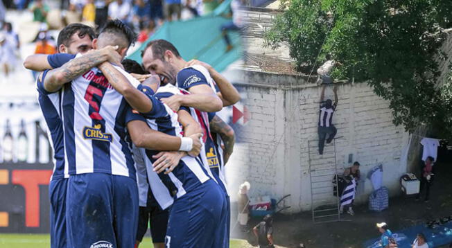 Hinchas de Alianza Lima sorprendieron con curioso recurso para ver partido