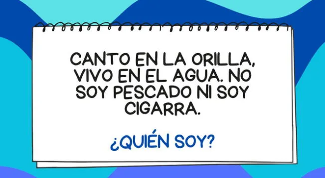 Abre bien los ojos, solo así podrás dar con la respuesta correcta.