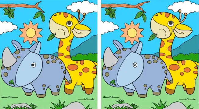 Solo tienes 7 segundos para intentar encontrar las 3 diferencias en este reto. Solo tienes 7 segundos para intentar encontrar las 3 diferencias en este reto.