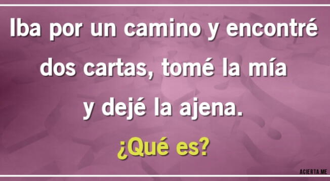 Solo una mente BRILLANTE podrá resolver este complejo acertijo mental