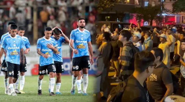 Hinchas de Sporting Cristal fueron a La Florida para protestar por mal momento