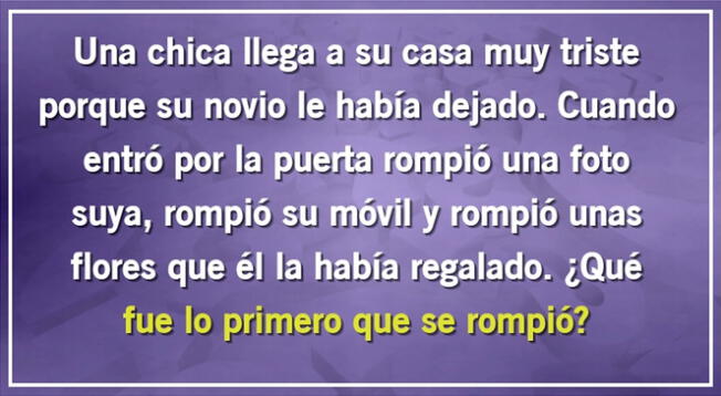 Solo los más inteligentes podrán enfrentar este complicado acertijo.