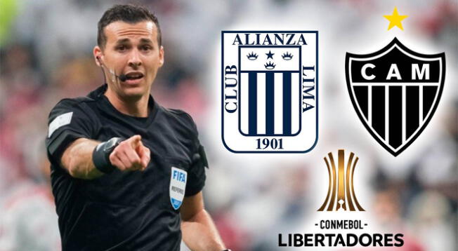 Andrés Matonte será el árbitro del Alianza Lima vs. Atlético Mineiro