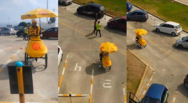 Heladero pasó prueba de manejo y dejó 'helados' a todos los testigos