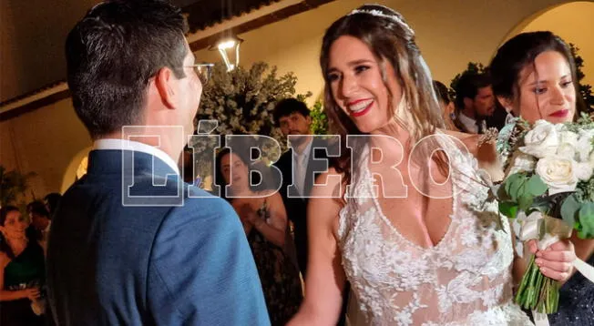 Verónica Linares se casó tras doce años de relación con Alfredo Rivero.