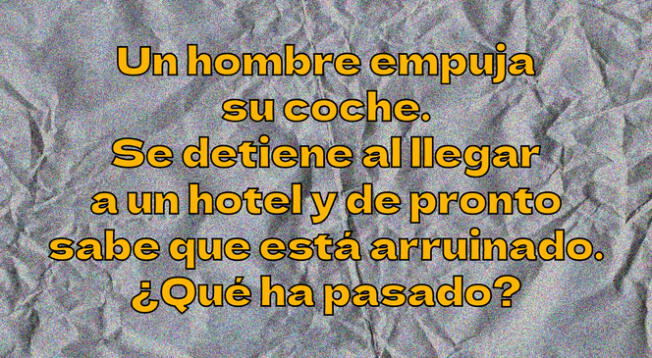 Resuelve el enigma y demuestra tu alto nivel de deducción. Resuelve el enigma y demuestra tu alto nivel de deducción.