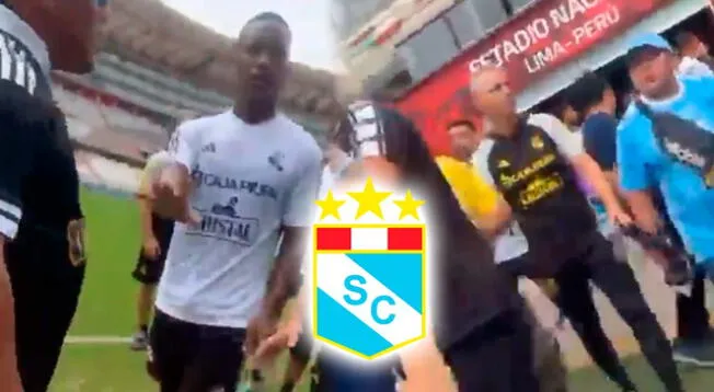 Hinchas de Sporting Cristal interrumpieron entrenamiento en el Estadio Nacional