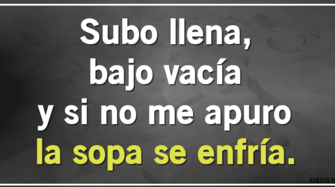 Solo tienes pocos segundo para atinar de quien se trata.