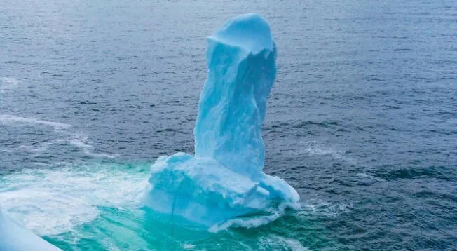 El fotógrafo Ken Pretty encontró este singular iceberg en las costas de Canadá.