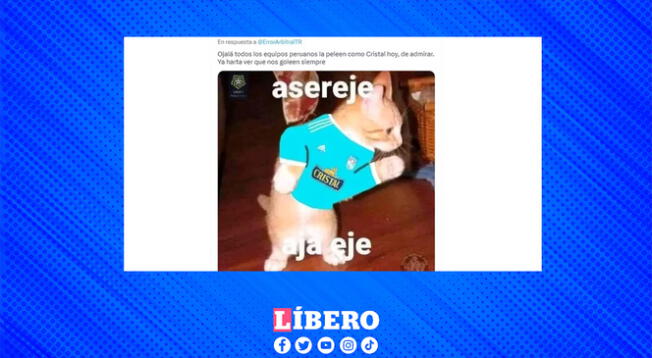 Hinchas de Cristal invaden redes con divertidos memes.