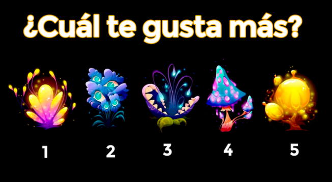 Escoge la seta que más te guste del test visual y conoce más sobre tu personalidad. Escoge la seta que más te guste del test visual y conoce más sobre tu personalidad.