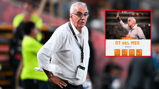 Fossati también fue el mejor técnico de marzo en la Liga 1.