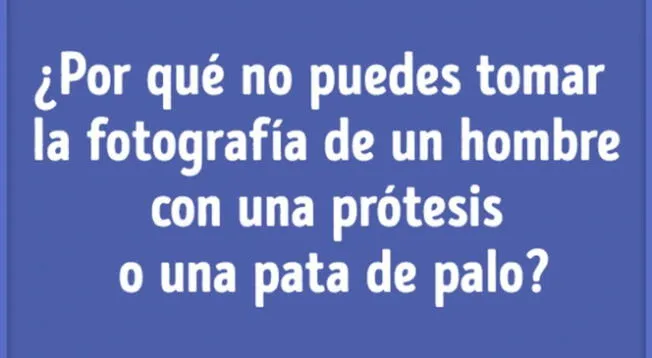 Reta tu capacidad deductiva y resuelve el acertijo. Reta tu capacidad deductiva y resuelve el acertijo.