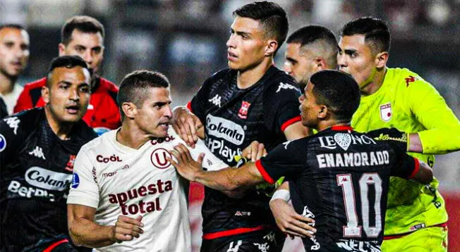 Universitario vs. Santa Fe por la Sudamericana