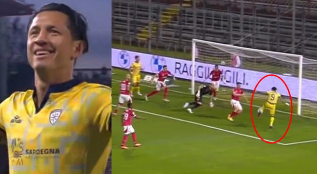 Gianluca Lapadula anotó gol contra Perugia.