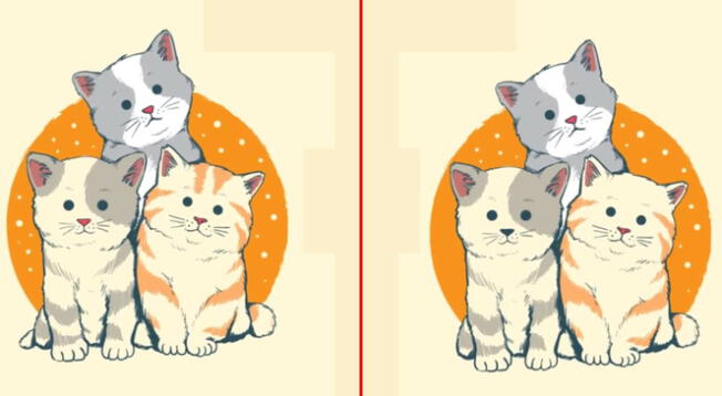 ¿Cuáles son las 5 diferencias? Hállalas en menos de 7 segundos ¿Cuáles son las 5 diferencias? Hállalas en menos de 7 segundos