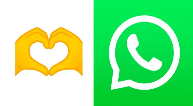 Según el portal de Emojipedia, este símbolo de WhatsApp fue presentado en el 2021. Foto: