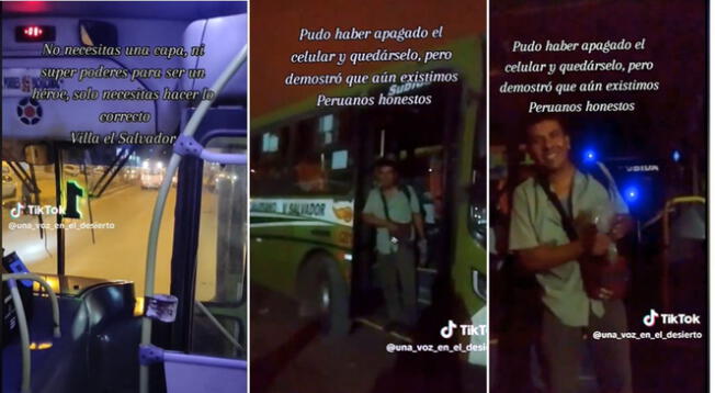 Luis Aguirre, conductor del bus verde, dio una lección de honestidad.