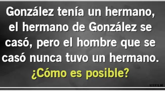 Acertijo: en tan solo 7 segundos halla la respuesta correcta