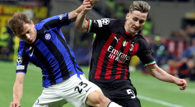 Inter superó al AC Milan por la ida de semifinales de Champions League