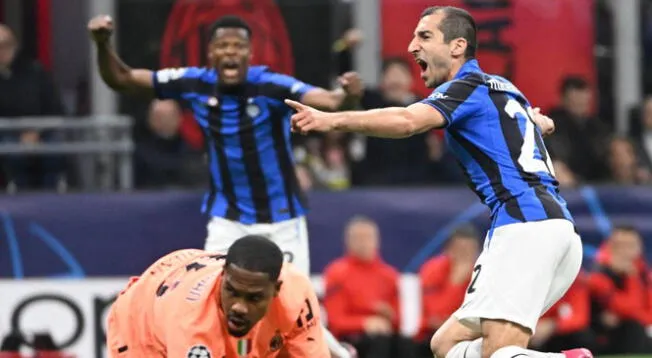 Inter superó al AC Milan por la ida de semifinales de Champions League