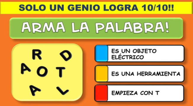 Intenta superar este nuevo ejercicio mental en menos de 5 segundos. Intenta superar este nuevo ejercicio mental en menos de 5 segundos.