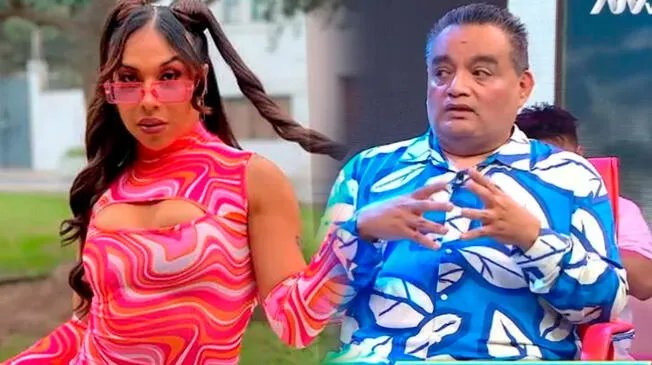 Jorge Benavides no le agradó que Dayanita tenga poses de diva. Foto: captura/ATV/difusión