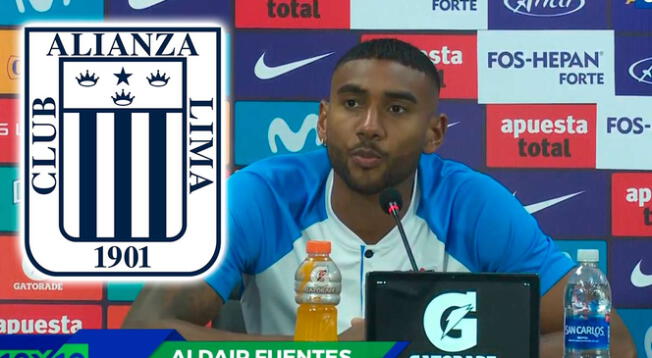Aldair Fuentes recordó a técnico de Alianza Lima