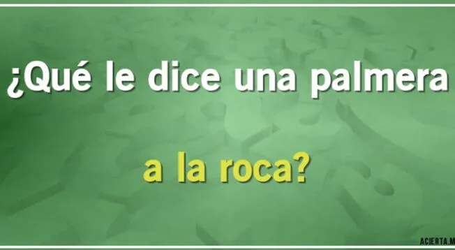 Acertijo visual para responder en 6 segundos