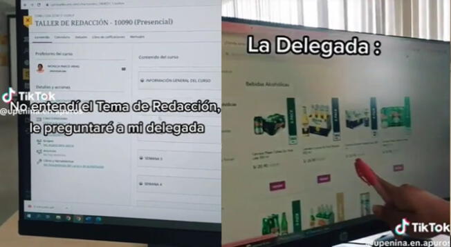 Quiso preguntar algo a su delega pero buscaba precios de cerveza