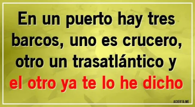 Activa todos tus sentidos y desarrolla este acertijo mental en tiempo récord.