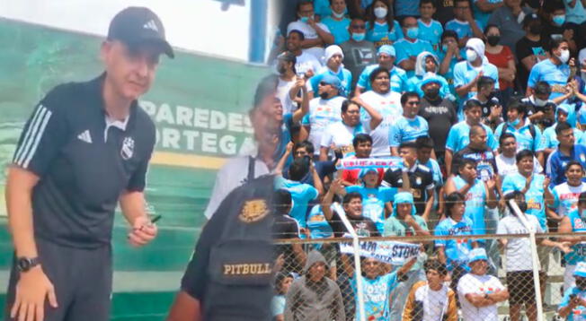 Tiago Nunes fue sorprendido en Tarapoto con presencia de hinchas de Cristal