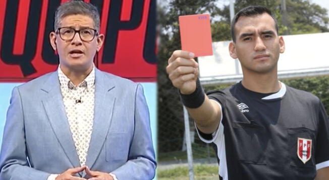 El periodista deportivo fue tajante con su opinión sobre el árbitro del Alianza Atlético vs. 'U'