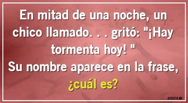 Solo las mentes brillantes superaron este acertijo mental en segundos.