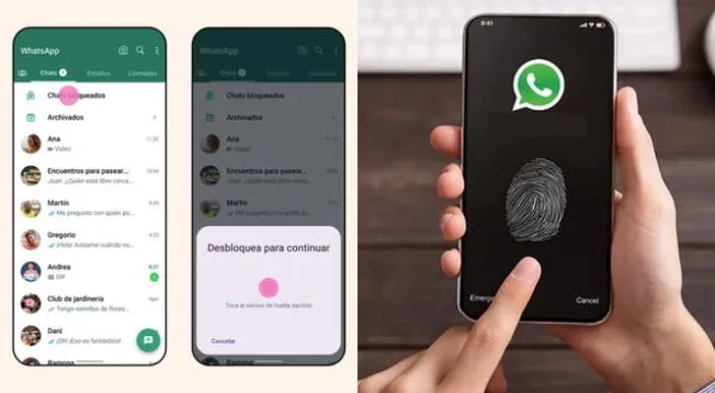 Mark Zuckerberg anuncia el lanzamiento para bloquear chats de WhatsApp con huella digital