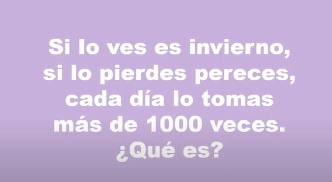 Resuelve este reto viral y conviértete en todo un experto en adivinanzas extremas Resuelve este reto viral y conviértete en todo un experto en adivinanzas extremas