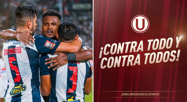 Alianza Lima y su publicación ante los mensajes de Universitario