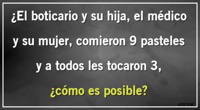 Si quieres superar este complicado acertijo mental tienes que activar todos tus sentidos.