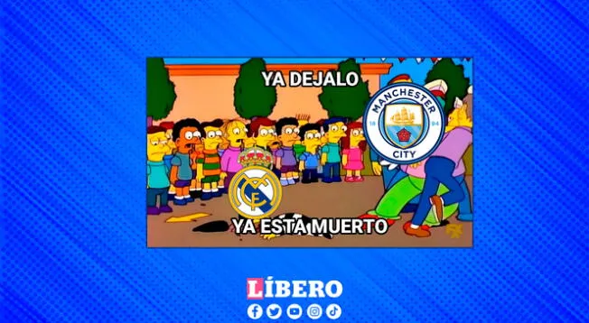 Mira los memes tras la goleada de Manchester City frente al Real Madrid por la Champions League.