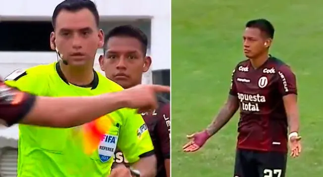 Nelson Cabanillas fue expulsado en el partido de Universitario vs. Alianza Atlético.