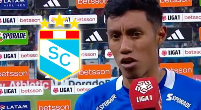 Brandon Palacios arremetió contra el arbitraje del partido de Sporting Cristal vs. Binacional.