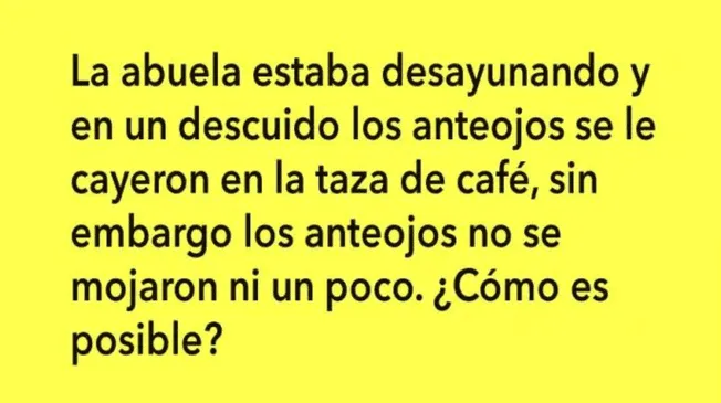 Este nuevo acertijo visual probará qué tan ingenioso eres para encontrar la respuesta