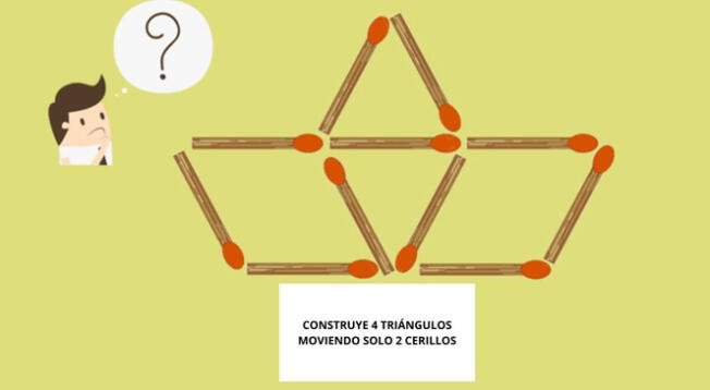 Encuentra la solución al acertijo viral de los cerillos