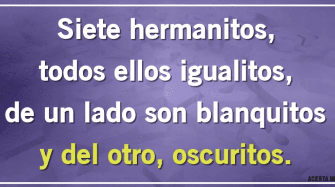 Solo MENTES MAESTRAS logran resolver este acertijo.