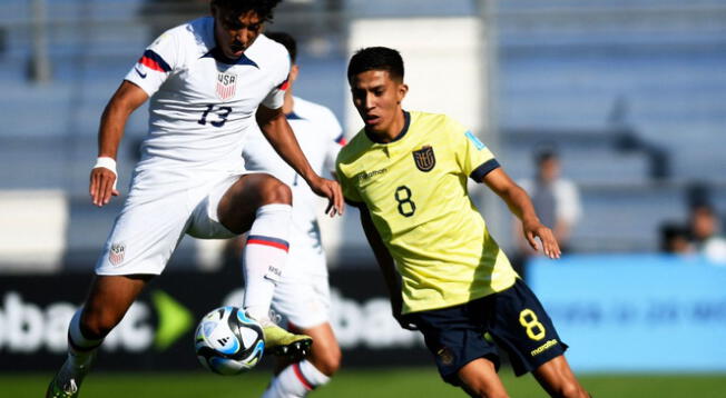 Estados Unidos vs Ecuador en la primera fecha del Mundial Sub-20