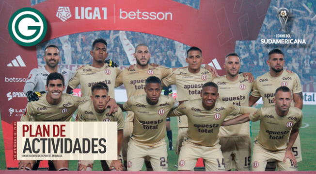 Universitario ya tiene todo preparado para afrontar su partido ante Goiás.