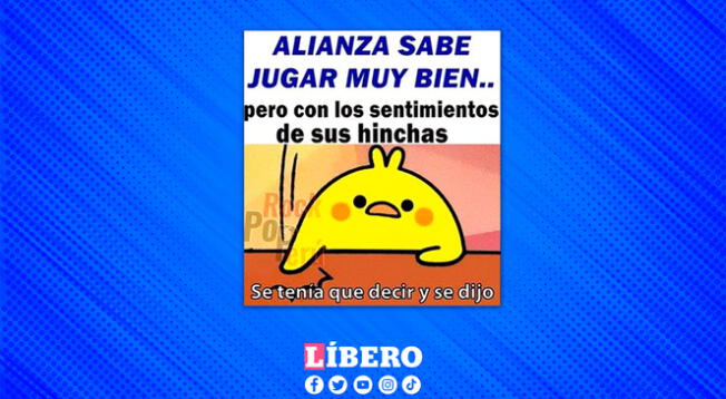 Los memes no faltaron tras la derrota de Alianza Lima en Matute.